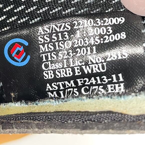 Blundstone 143 Safety Work Boots Crazy Horse Brown Lace Up Sz 14 US Men's - Picture 9 of 10